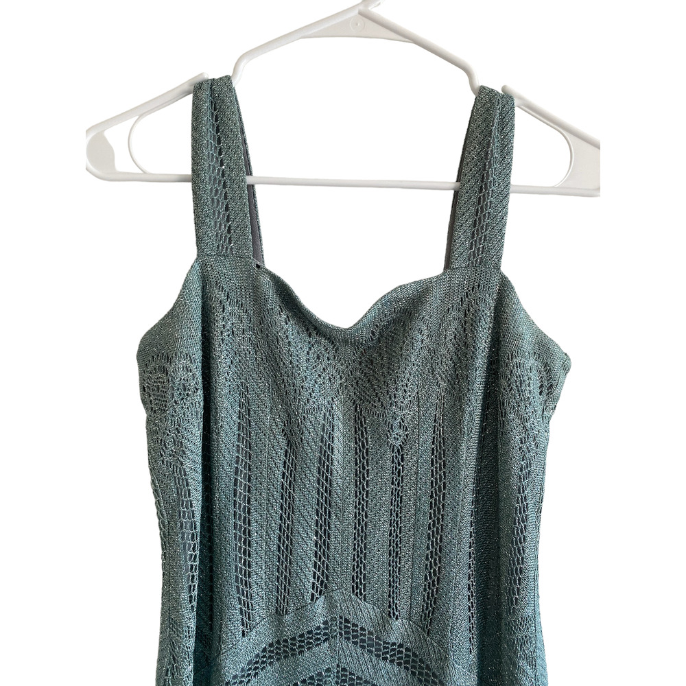 Damianou Vintage Blue Lace Dress - Picture 3 of 4